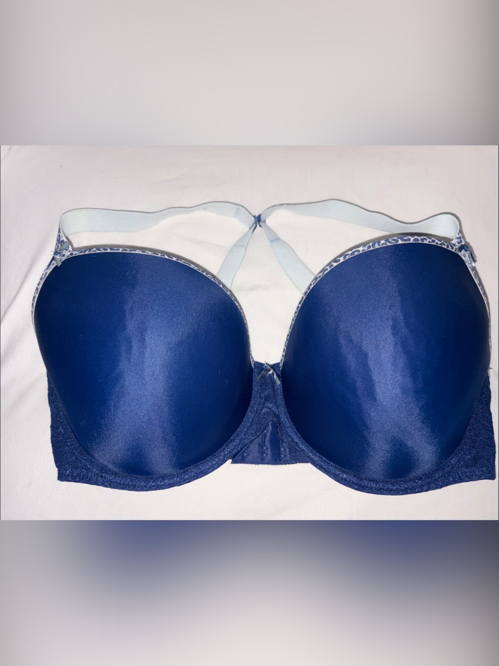 FREYA Navy Blue Leopard Smooth T-Shirt Bra